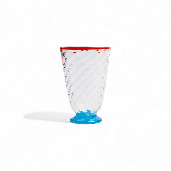 Quilted Glasses Blue (Set of 2)