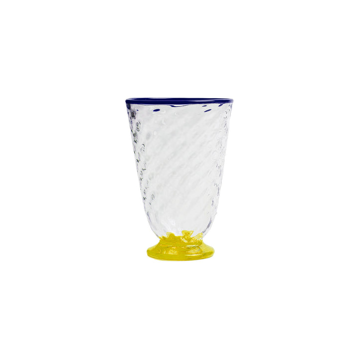 Quilted Glasses Yellow (Set of 2), Home and Decor, Ileana Makri, Drinkware