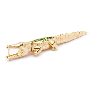 Tsavorite Alligator Bite Earring - Bibi Van Der Velden - Ileana Makri store