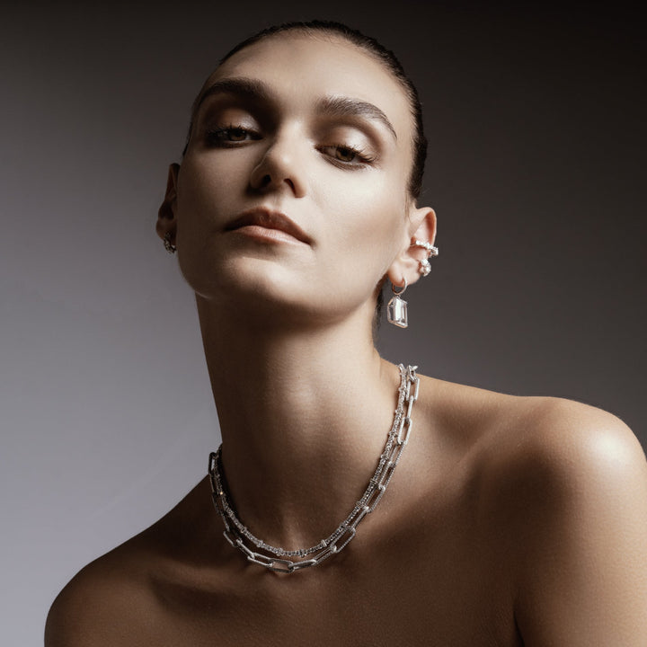 Rivulet White Diamond Necklace