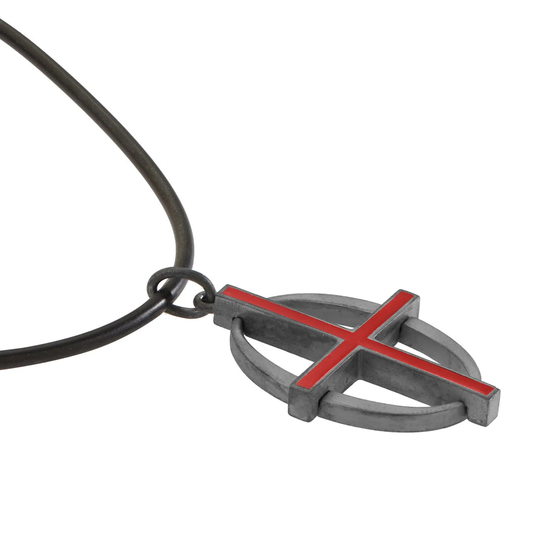 Coda Cross Necklace OX-EN-RED - Ileana Makri