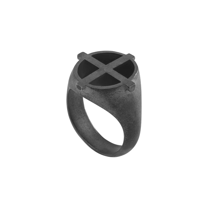 Coda Ring OX-EN-BLK - Ileana Makri