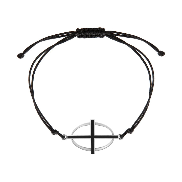 Coda Cross Bracelet SLV-EN - Ileana Makri