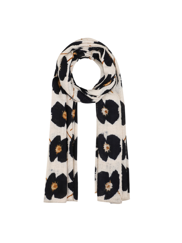 Flora Scarf Ivory Combo