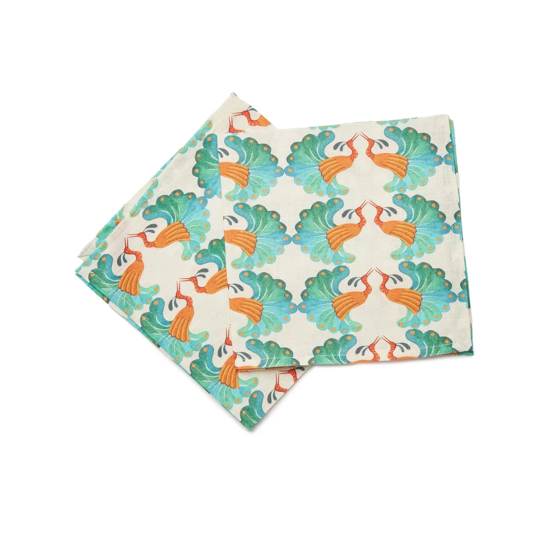 Dinner Napkins Kissers in Linen (Set of 6) - La Double J - Ileana Makri store