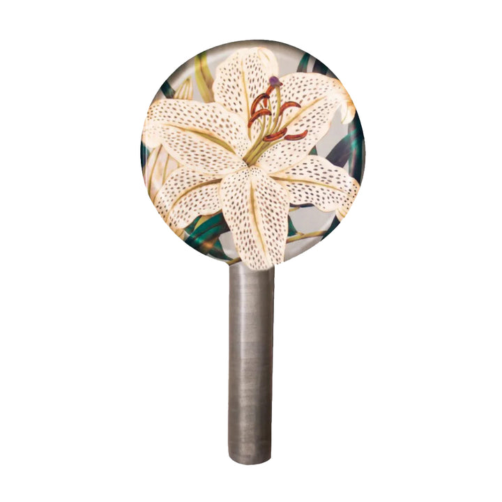 Lily Marquetry Hand Mirror, Home Decor, Ileana Makri