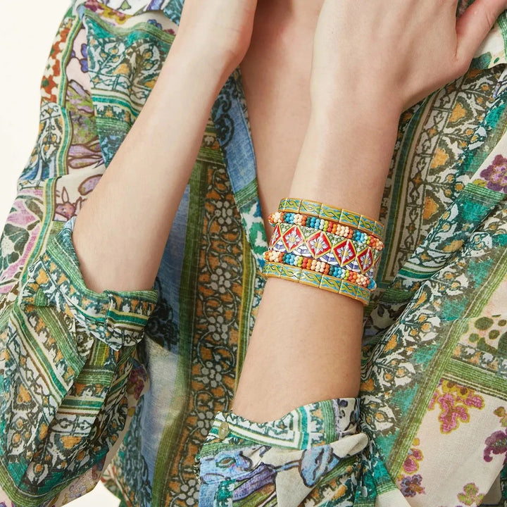 The Terrazzo Bracelet in Campania Trio