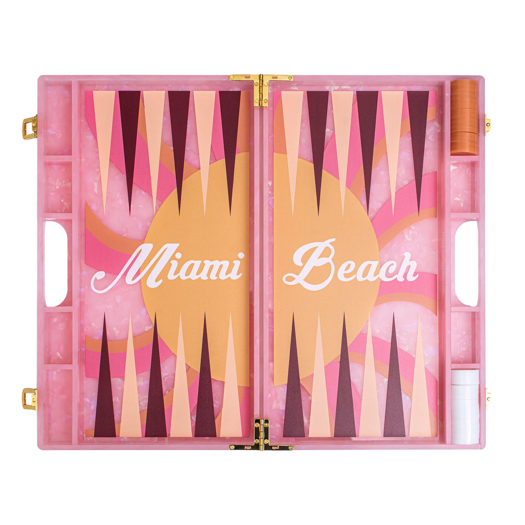 Miami Backgammon, Home and Decor, Ileana Makri