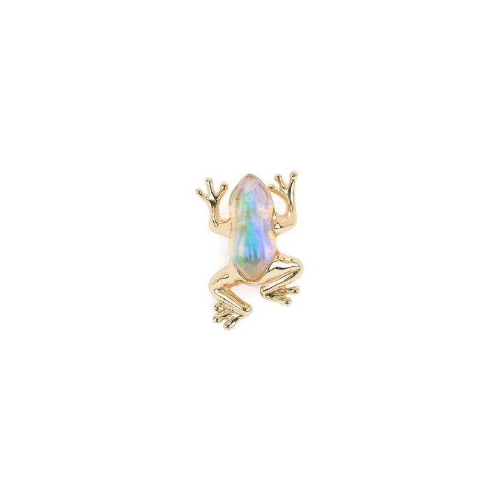 Mini Frog Opal Quartz Stud - Ileana Makri