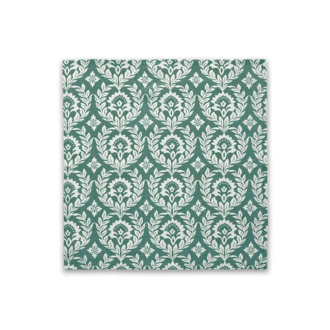 Dinner Napkins Garland Green (Set of 6) - Ileana Makri