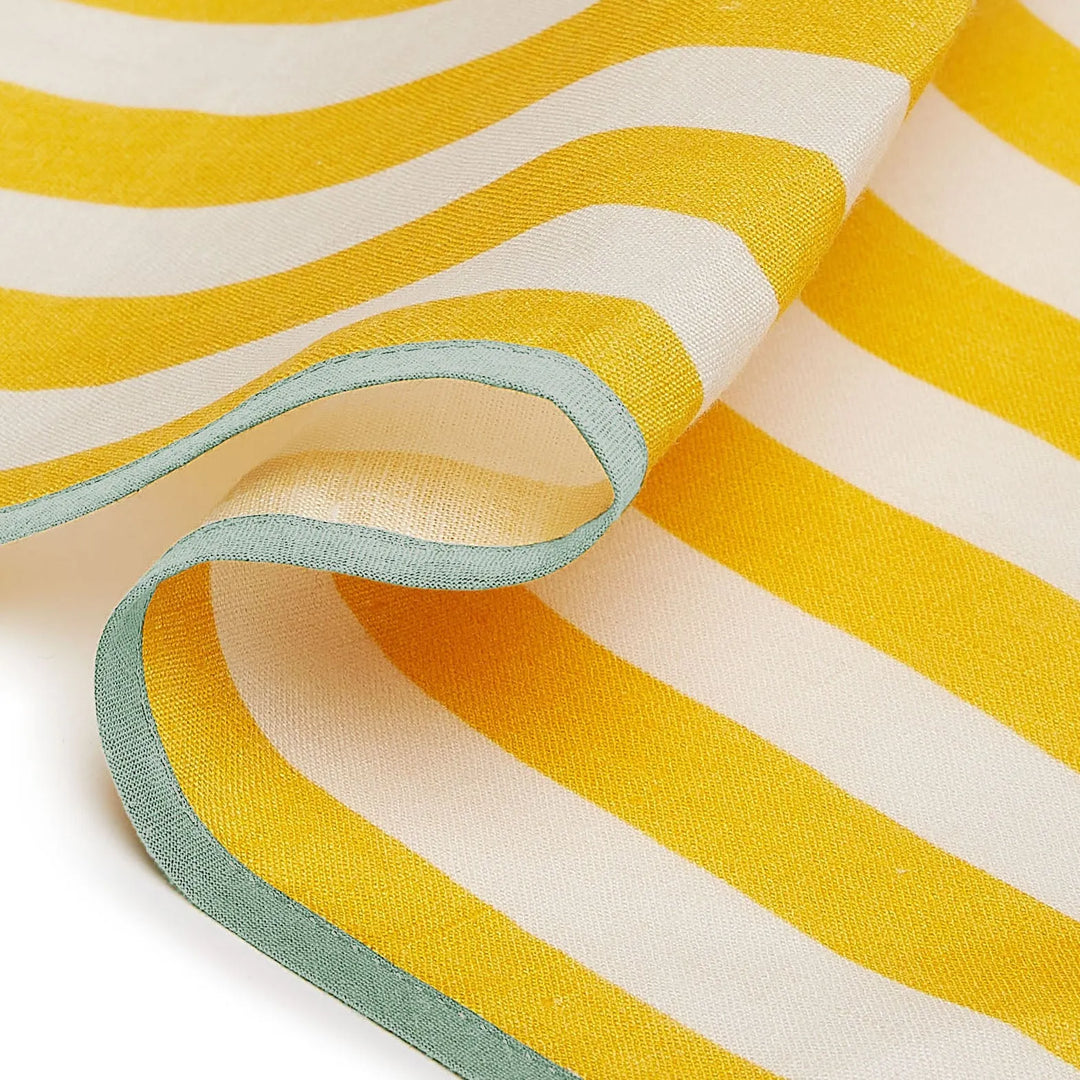 Dinner Napkins Riviera Giallo (Set of 6) - La Double J - Ileana Makri store