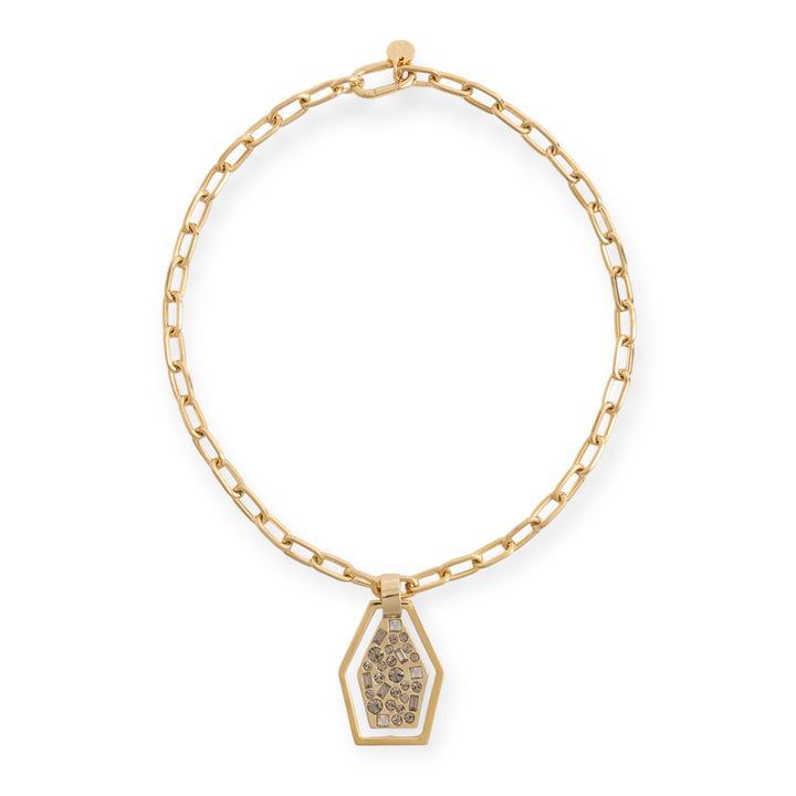 Sparkly Swinging Portal Necklace