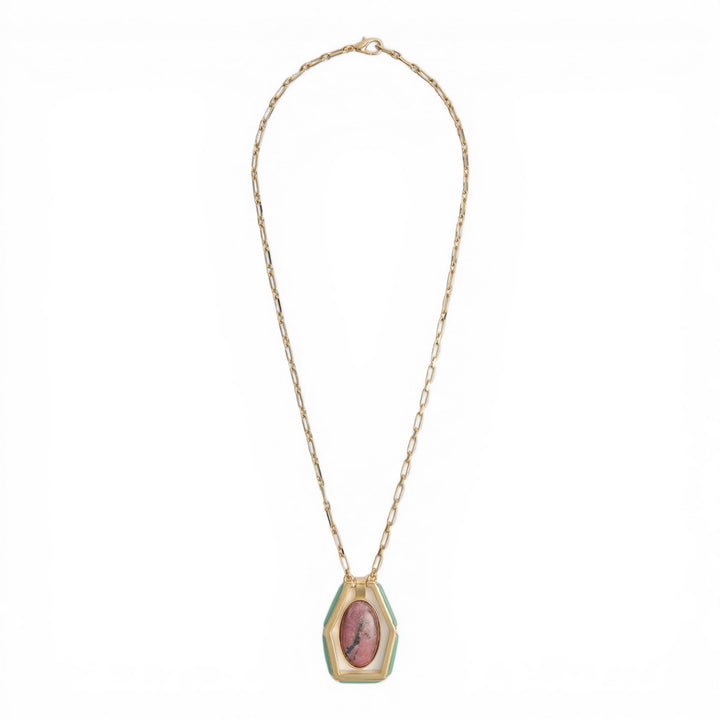 Power Portal Necklace Rhodonite