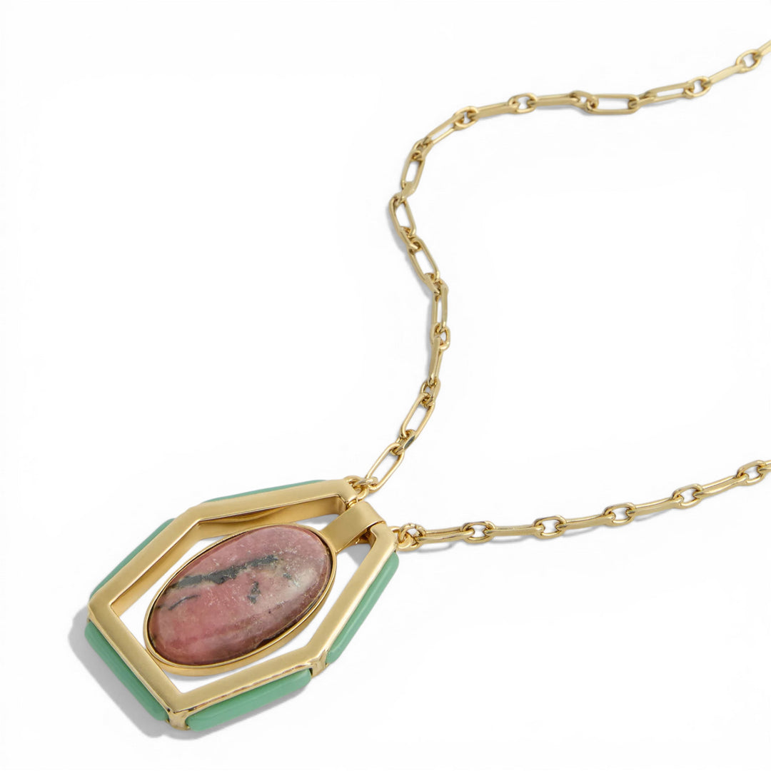 Power Portal Necklace Rhodonite