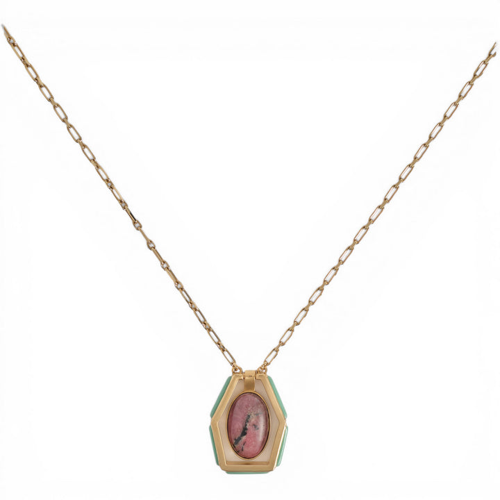 Power Portal Necklace Rhodonite