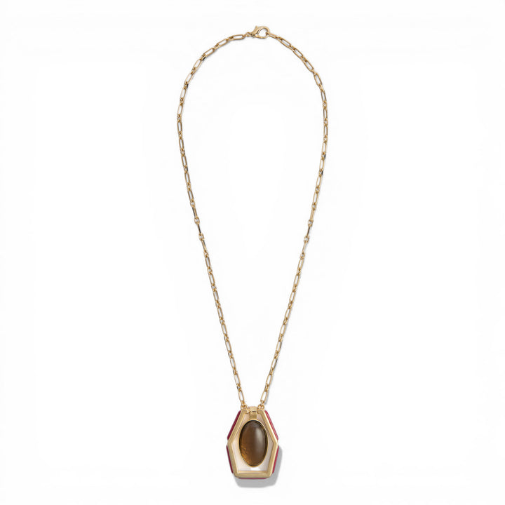 Power Portal Necklace Smoky Quartz