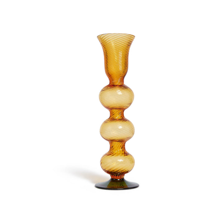 Bubble Candle Stick Amber