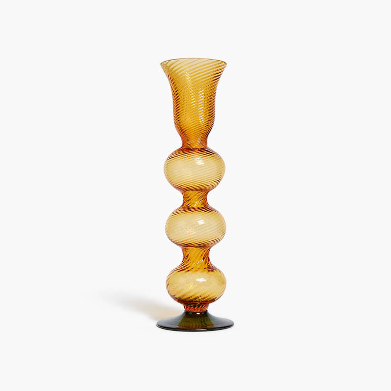 Bubble Candle Stick Amber, Home and Decor, Ileana Makri