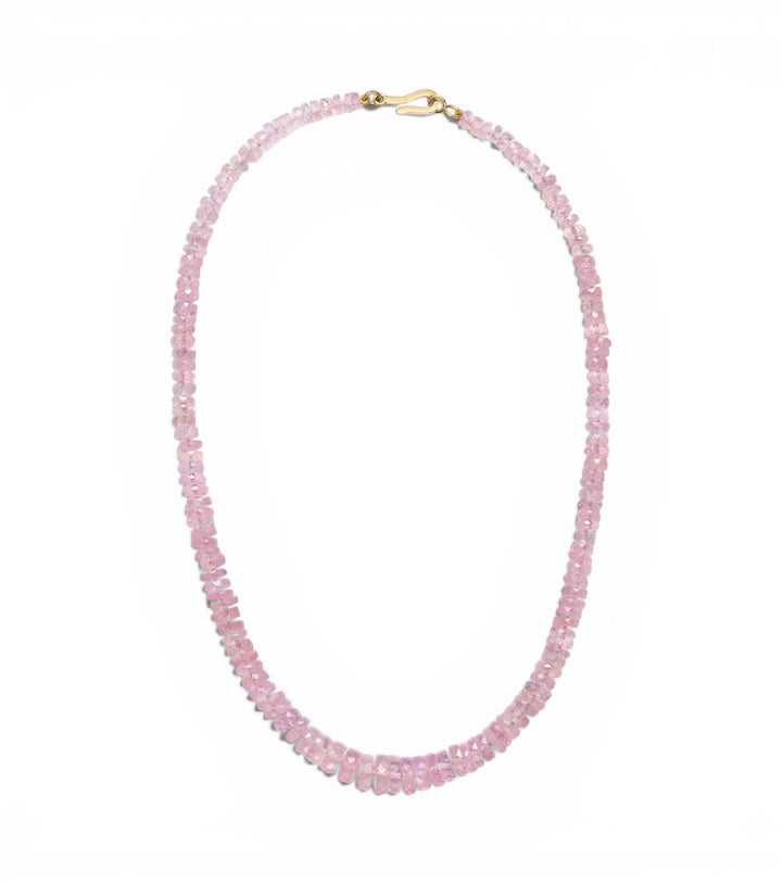 Globetrotter Morganite Strand Necklace (40cm)