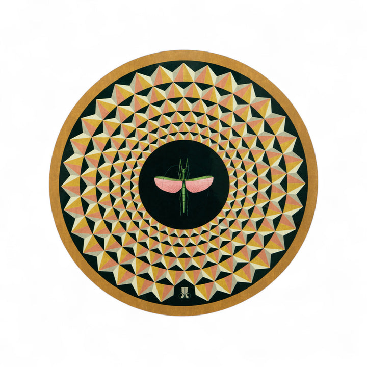 Libelulla Disk Placemats Mustard (Set of 2)