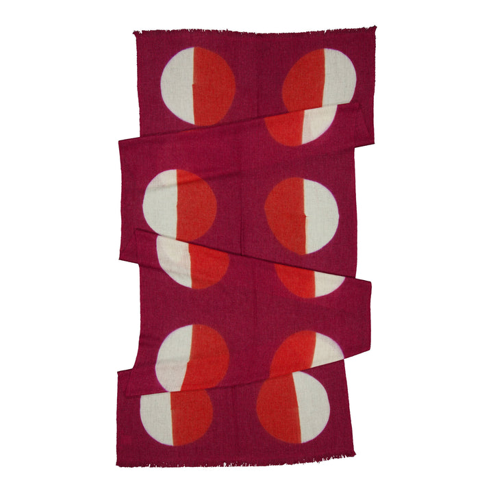 Parade Scarf Cassis & Red