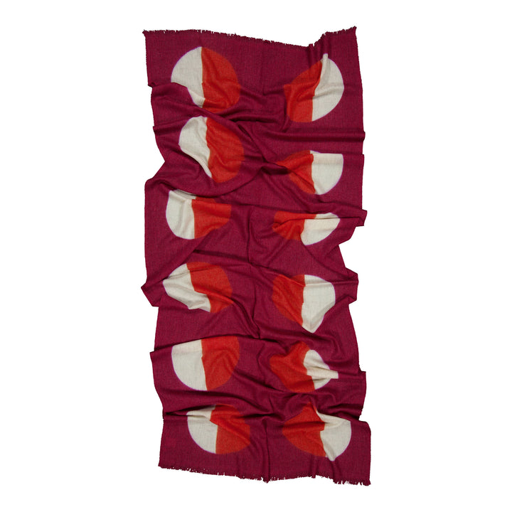 Parade Scarf Cassis & Red