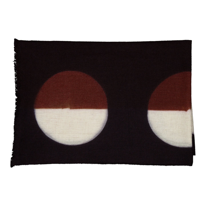 Parade Scarf Black & Cognac