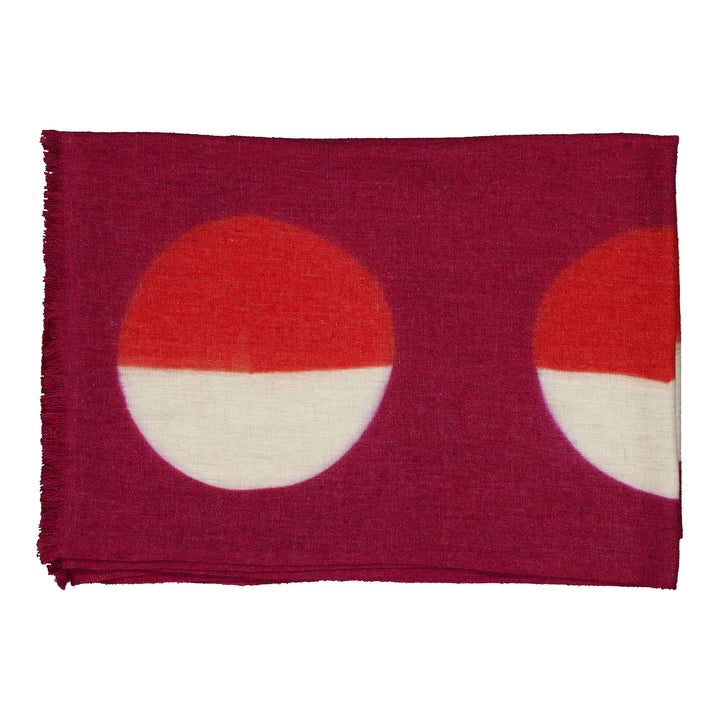 Parade Scarf Cassis & Red