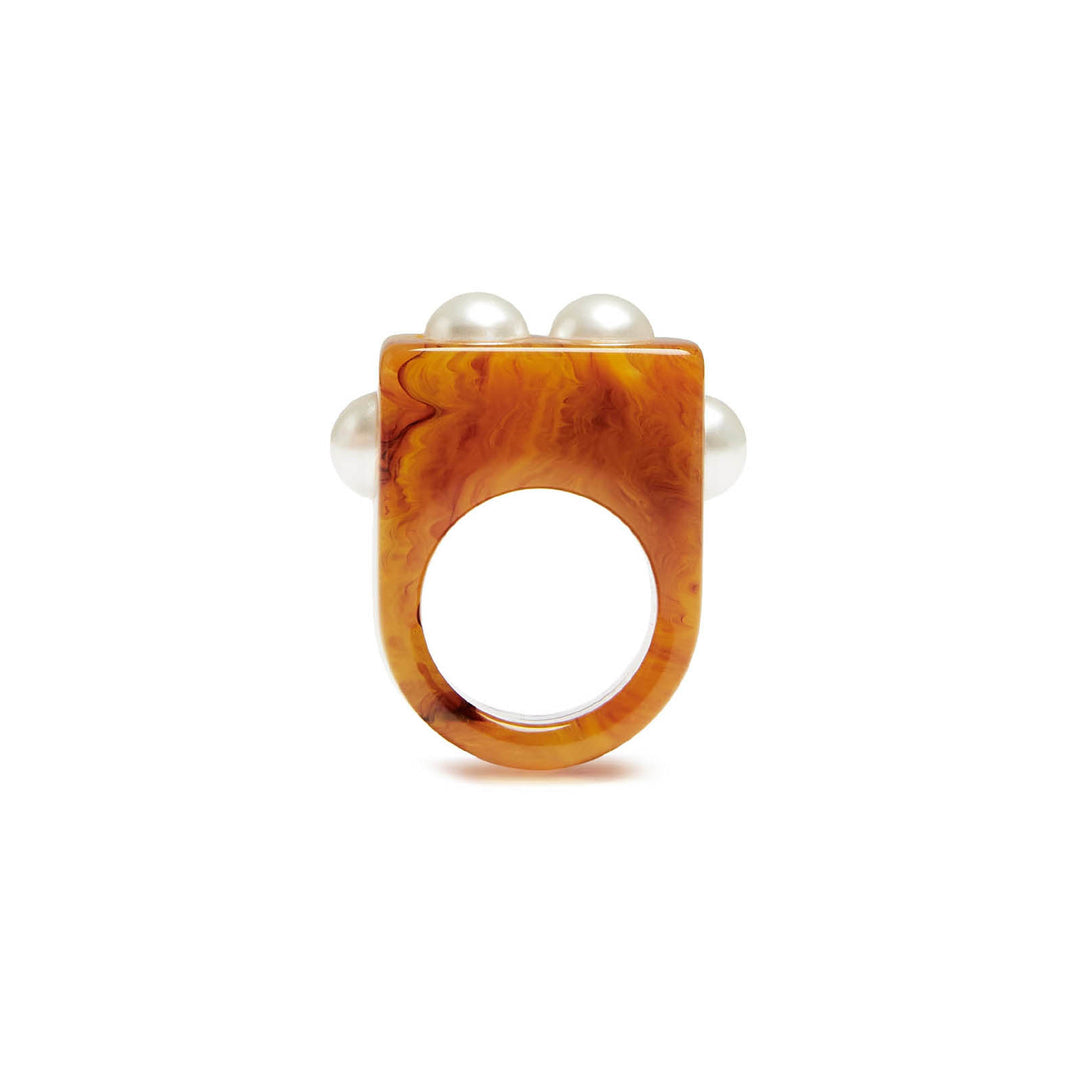 Nefertiti Ring Solid Rust