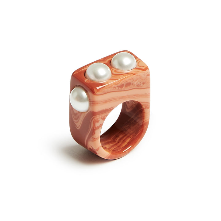 Nefertiti Ring Solid Pink