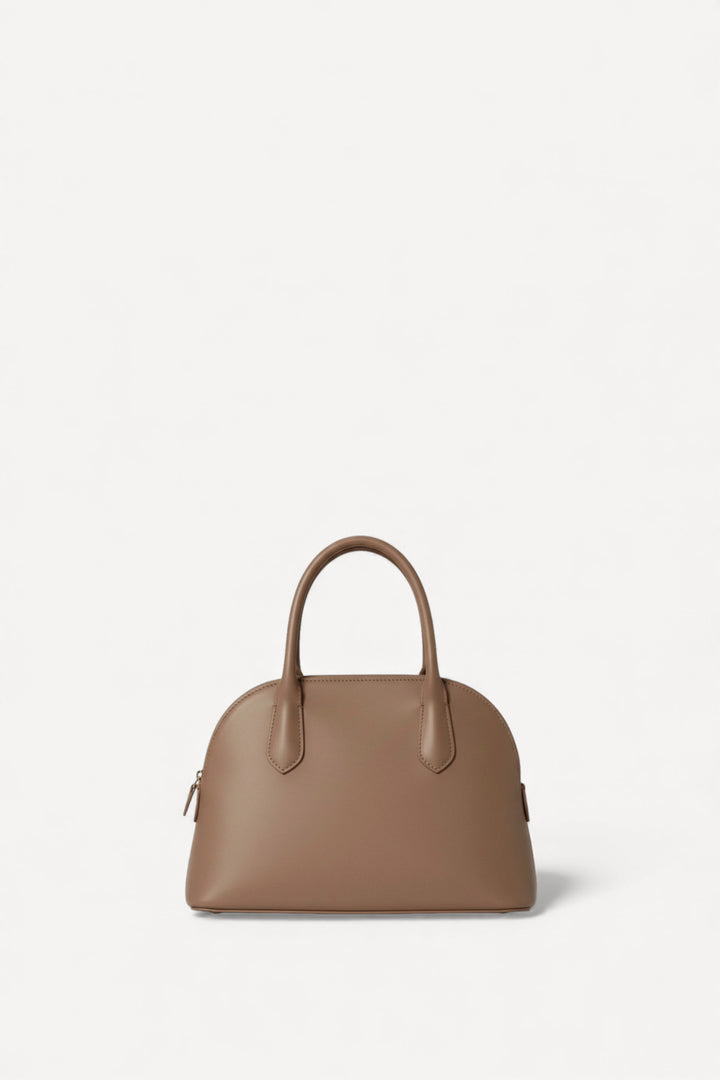 Medium Ingrid Bag in Taupe Leather