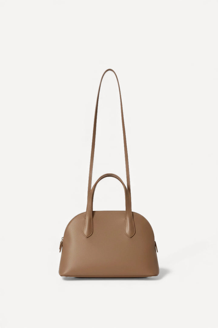 Medium Ingrid Bag in Taupe Leather