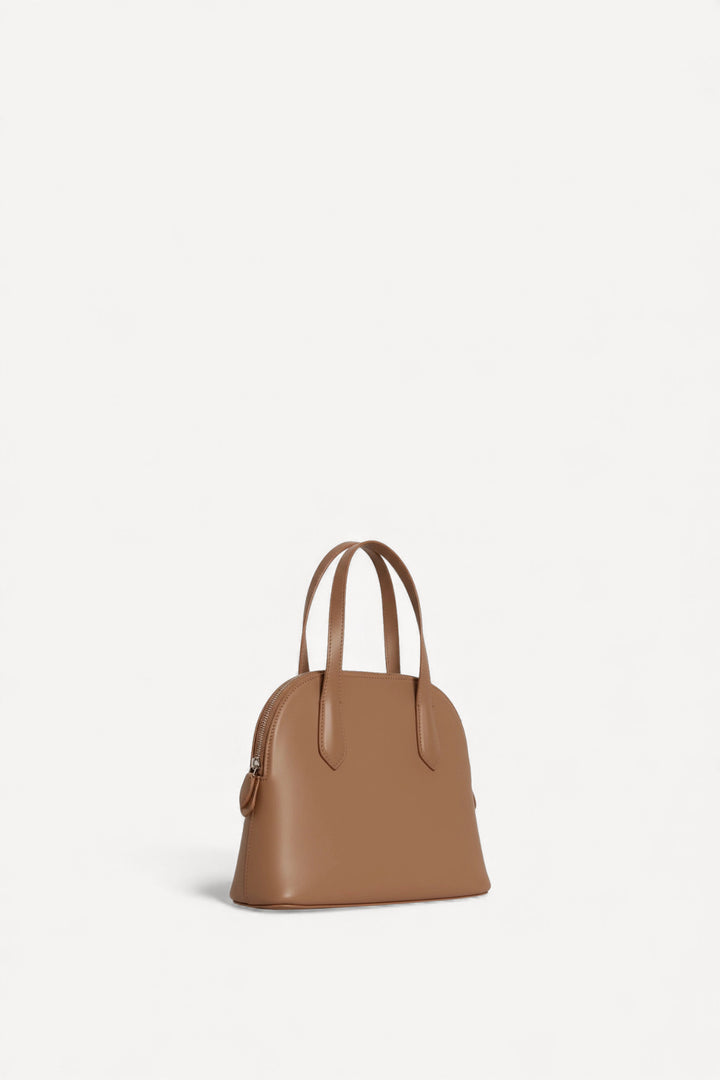 Medium Ingrid Bag in Taupe Leather