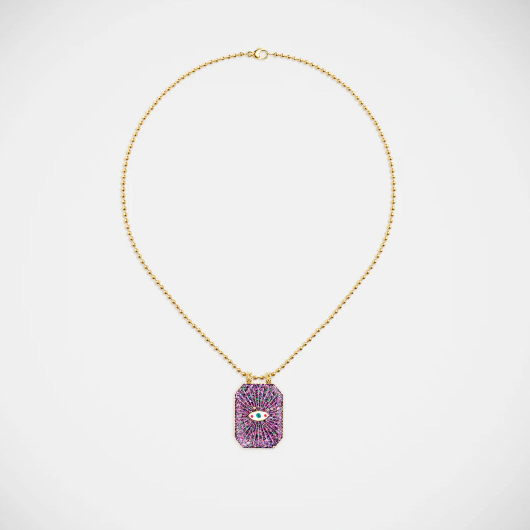 Raiz'in Scapular Glitter Purple (28mm)