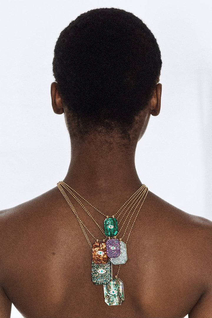 Raiz'in Scapular Mother of Pearl Ochre (34mm)