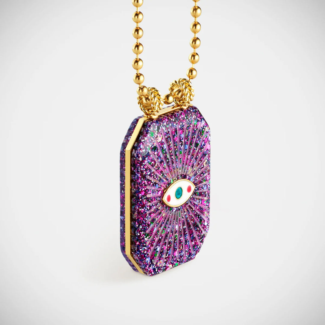 Raiz'in Scapular Glitter Purple (28mm)