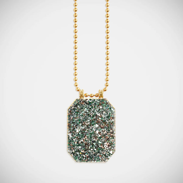 Raiz'in Scapular Glitter Silver (34mm)