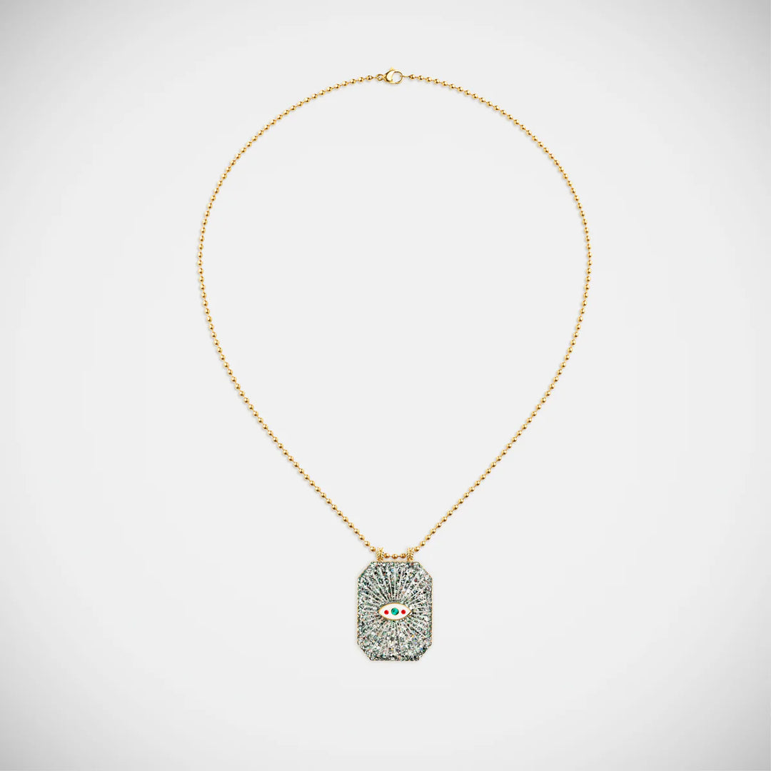Raiz'in Scapular Glitter Silver (34mm)