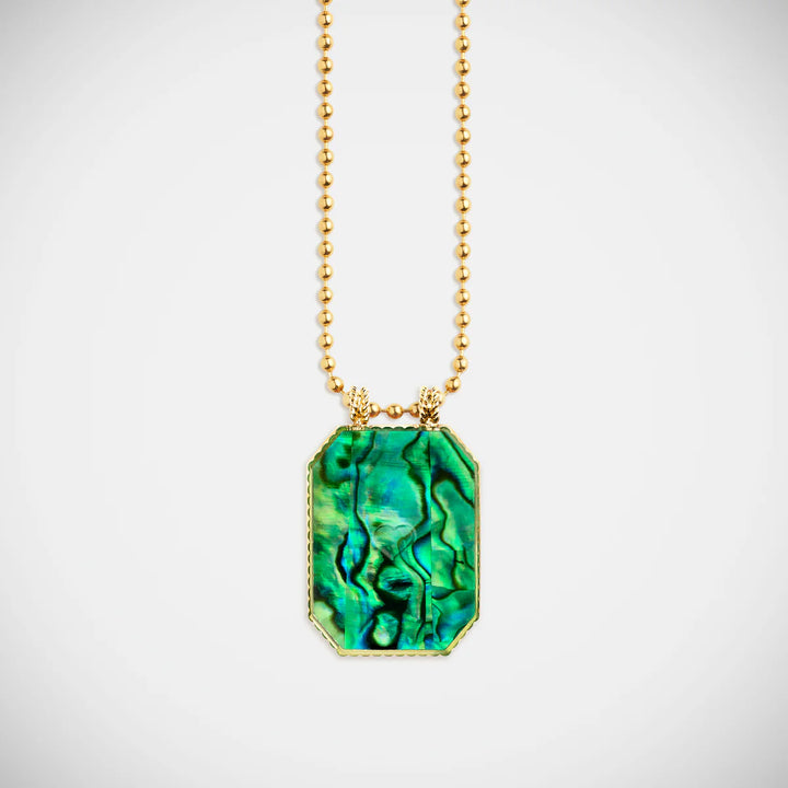 Raiz'in Scapular Mother of Pearl Green (28mm)