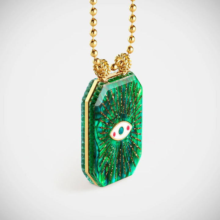 Raiz'in Scapular Mother of Pearl Green (28mm)