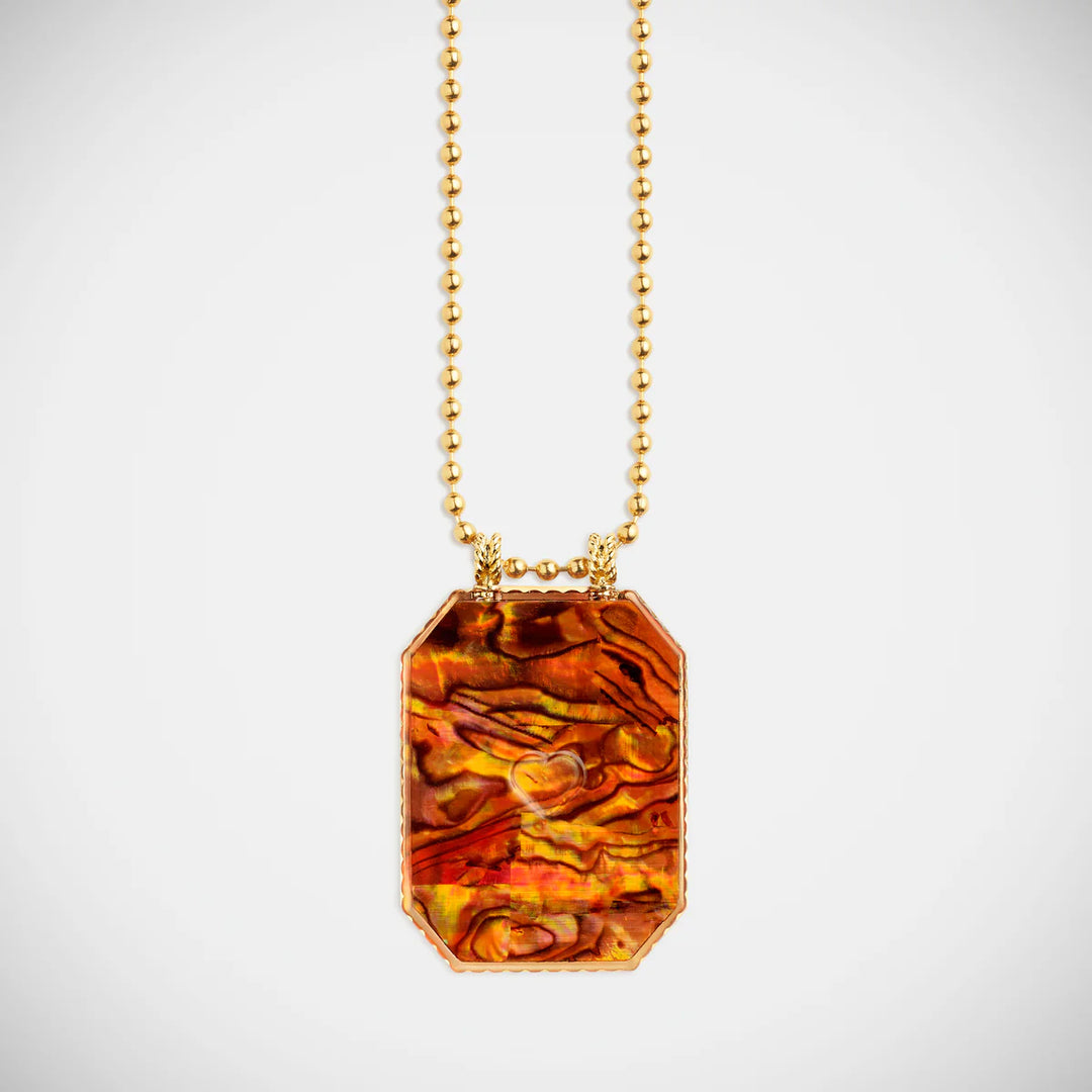 Raiz'in Scapular Mother of Pearl Ochre (34mm)