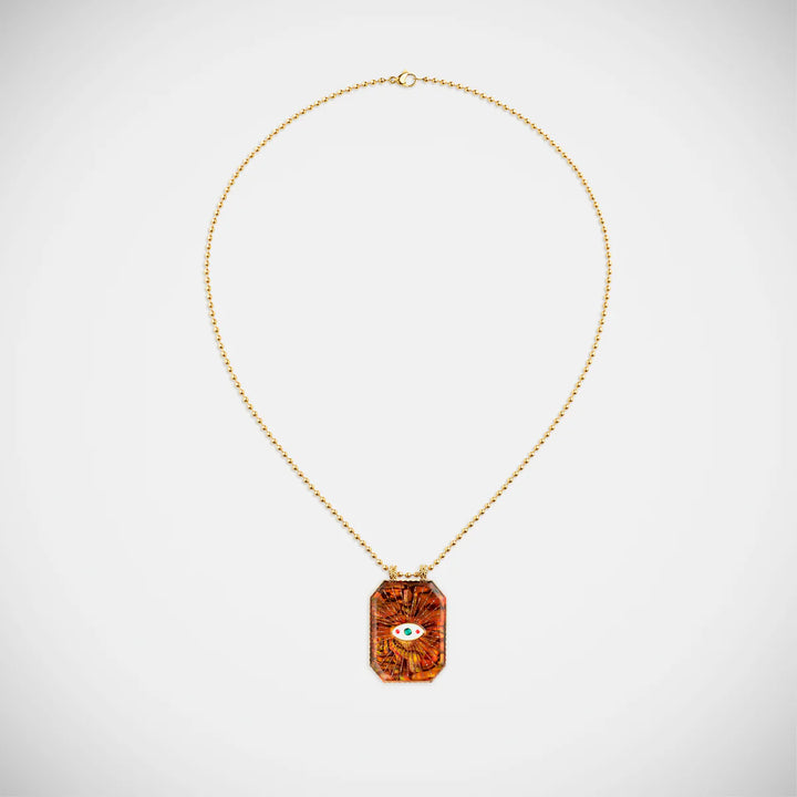 Raiz'in Scapular Mother of Pearl Ochre (34mm)