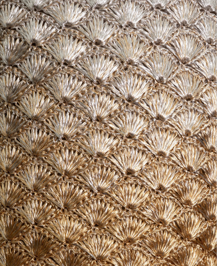Kaia Clutch Gold and Silver