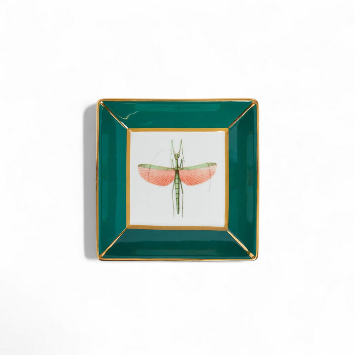 Libellula Green Trinket Tray