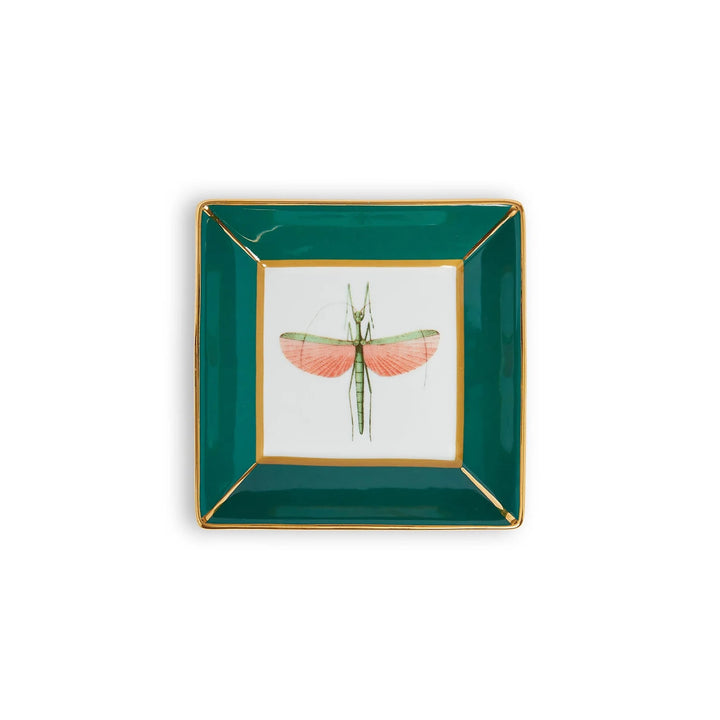 Libellula Green Trinket Tray