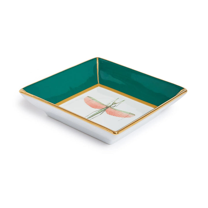 Libellula Green Trinket Tray