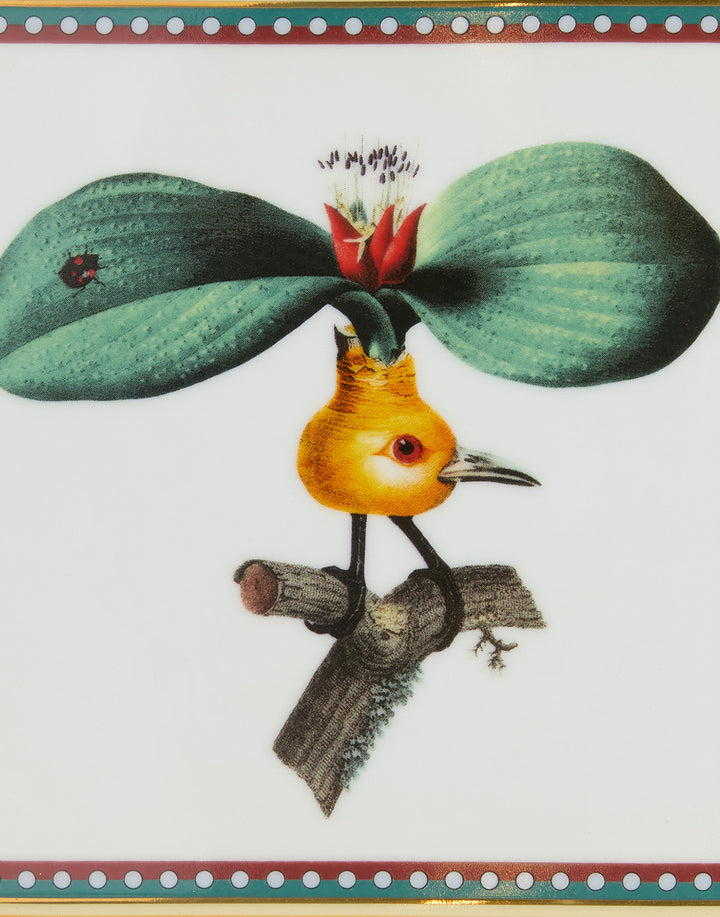 Leafflyer Saffron Trinket Tray