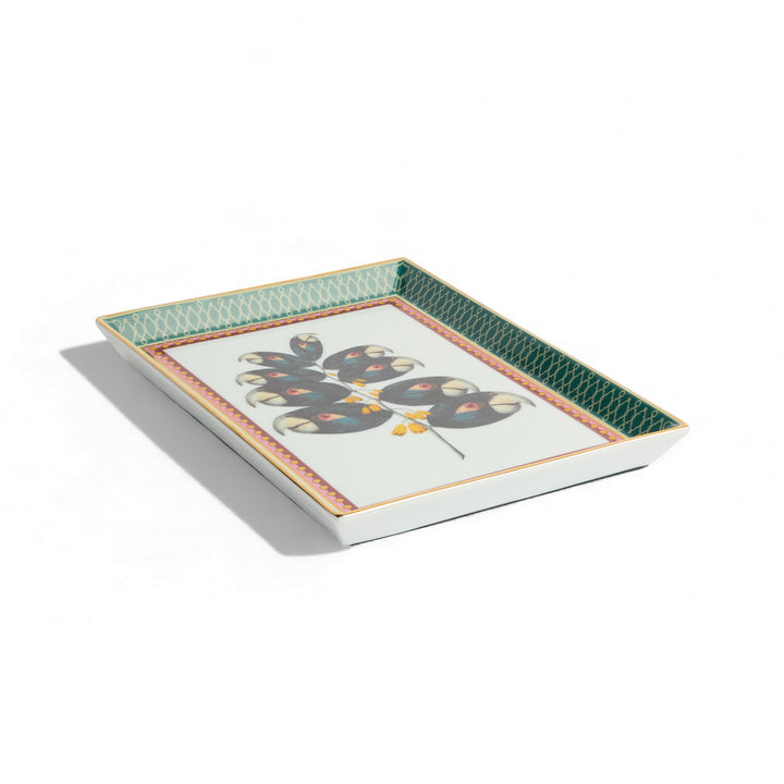 Parrotstem Forest Green Trinket Tray