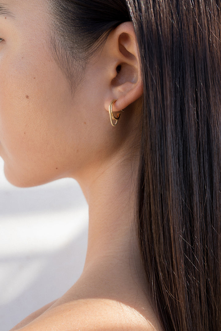 Twinkler Mini Hoop Earrings YG