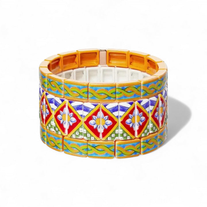 The Terrazzo Bracelet in Campania Trio